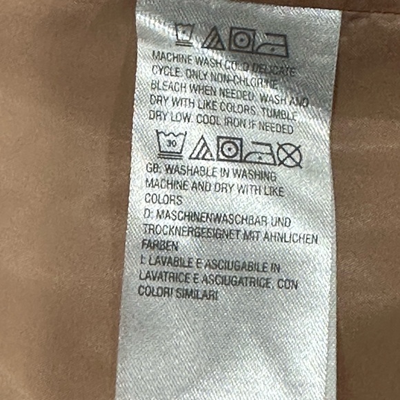 Isaac Mizrahi Live QVC Medium 8 - 10 Vest Quilted Jacket Coat Pink Khaki Square - Picture 8 of 10